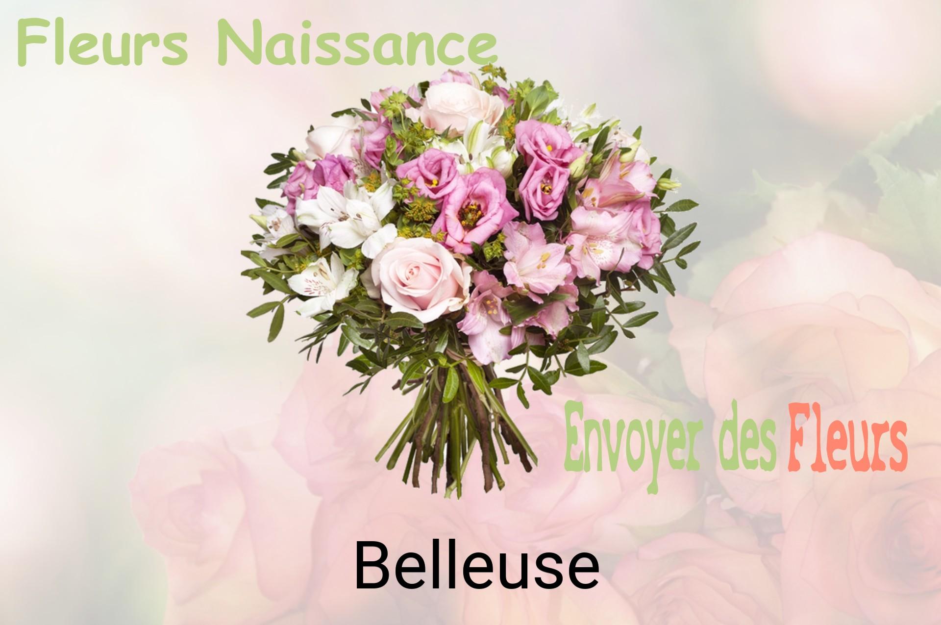 Bouquet de fleurs de naissance livré à Belleuse